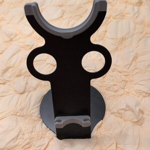 Black and Gray Dyson Hair Dryer Stand